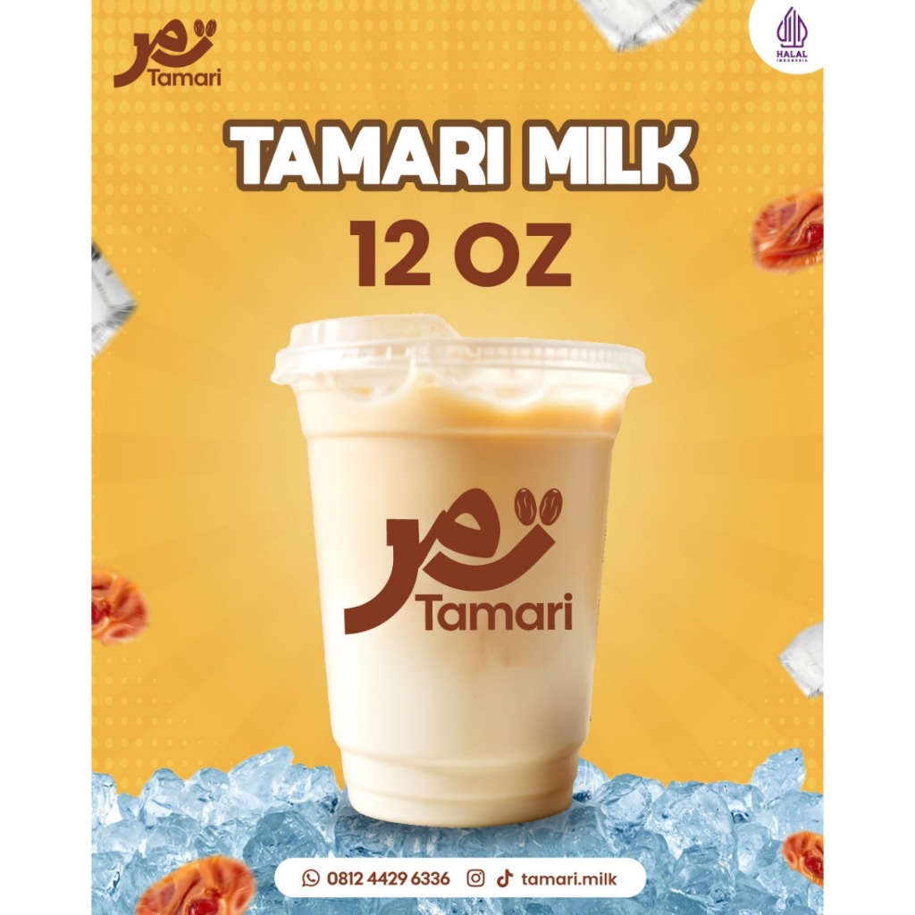 

Susu Kurma Tamari I Asli Susu dan Kurma tanpa tambahan pengawet dan gula atau pemanis buatan