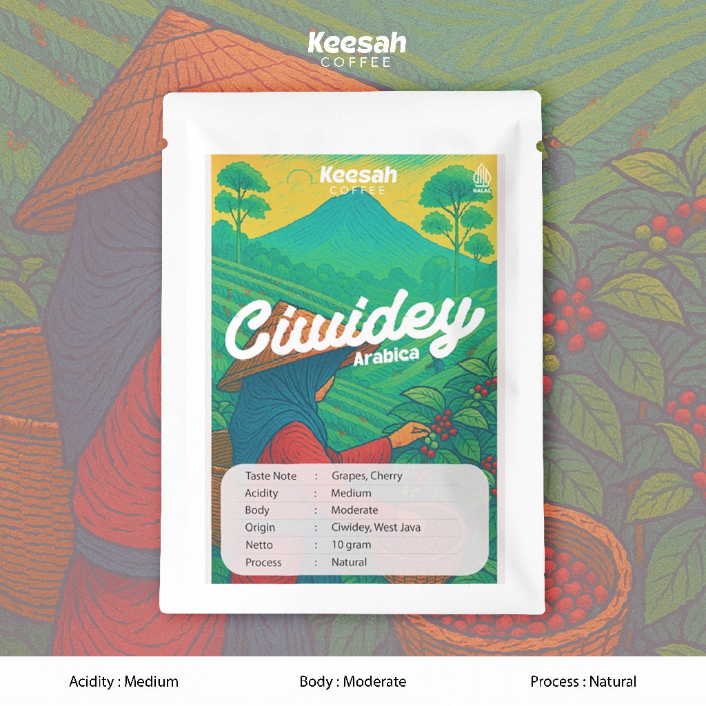 

Keesah Drip Bag - Arabica Ciwidey Single Origin Grade 1