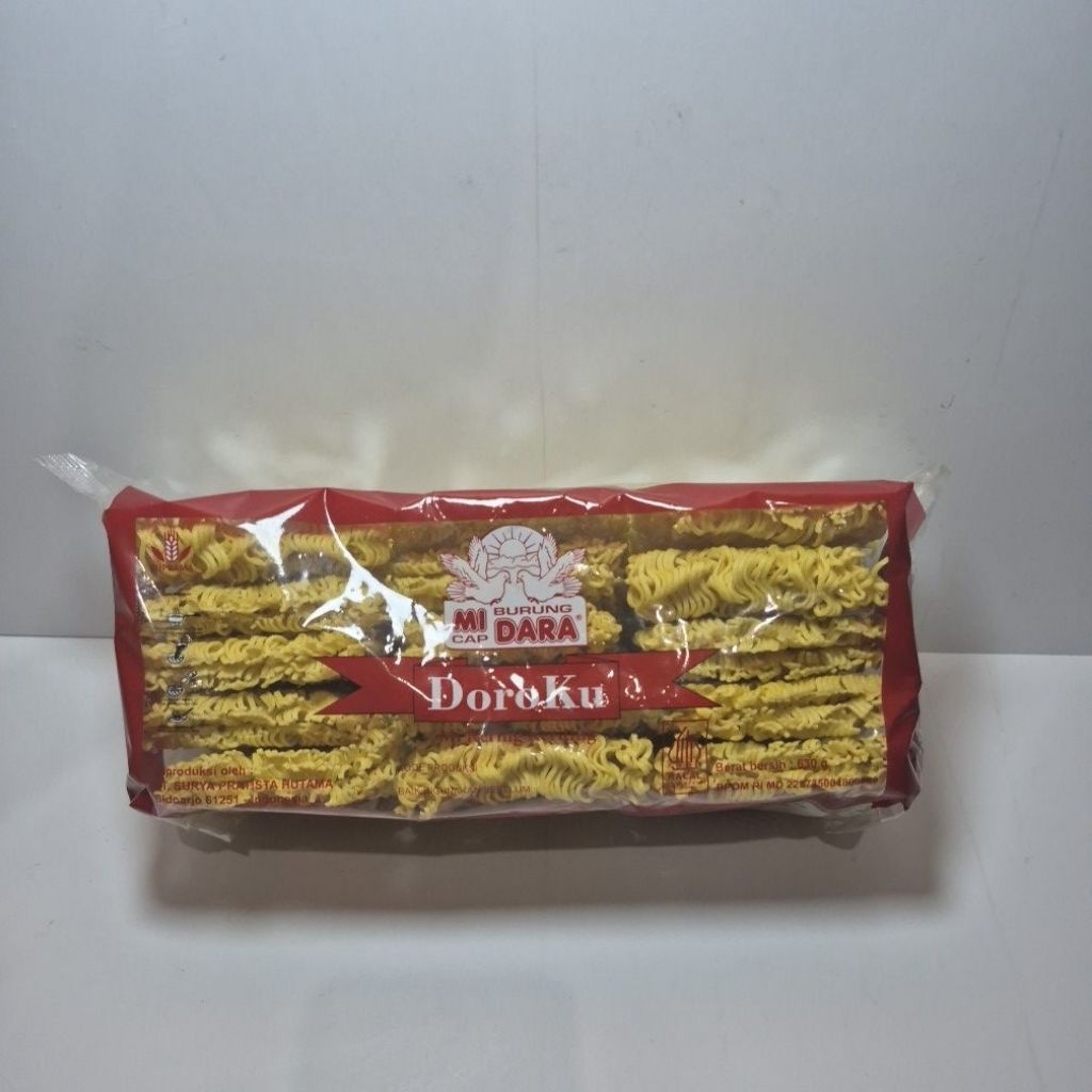 

Mie Cap Burung Dara /Mie Keriting Dorokku Isi 15 Mie 630g