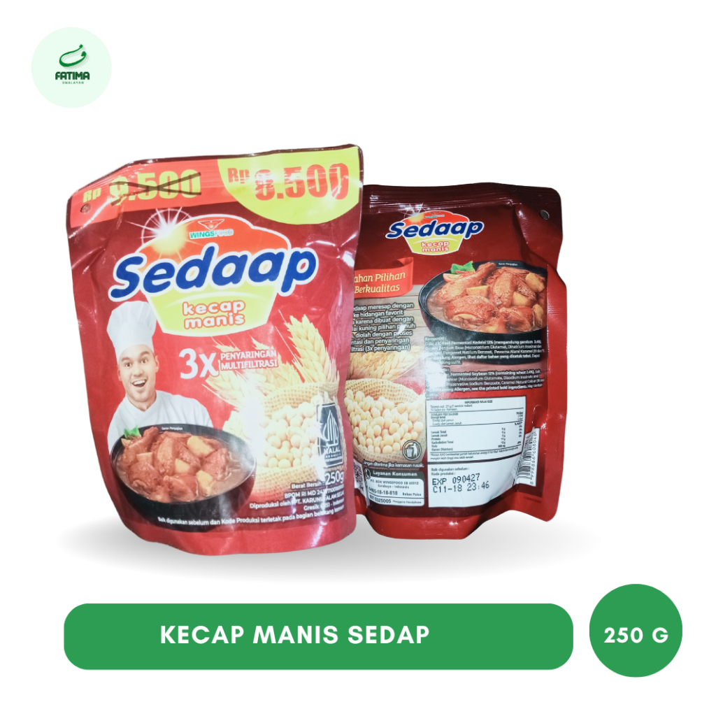

Kecap Manis Sedap Kemasan 250 g