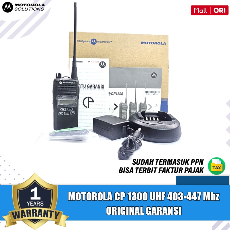 MOTOROLA CP 1300 UHF 403-447 Mhz Ht Motorola Cp1300 Cp 1300 UHF High 403 Original