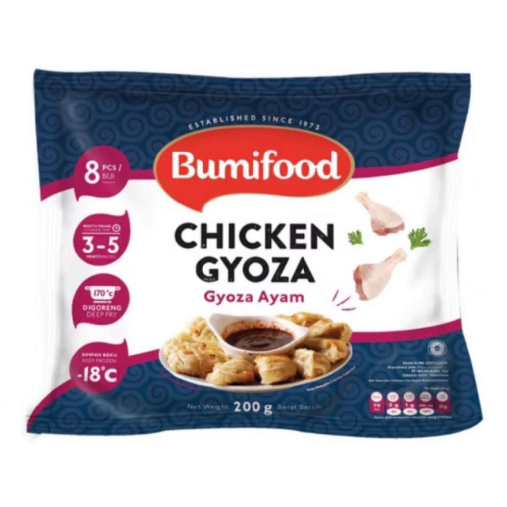 

GYOZA CHICKEN DARI BUMIFOOD 200 GR