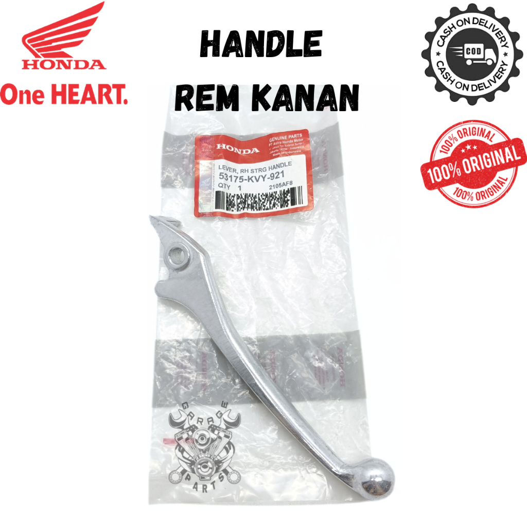 ORIGINAL HANDLE REM DEPAN KANAN KVY HONDA BEAT KARBU SCOOPY KARBU SPACY KARBU VARIO 110 KUALITAS ASL