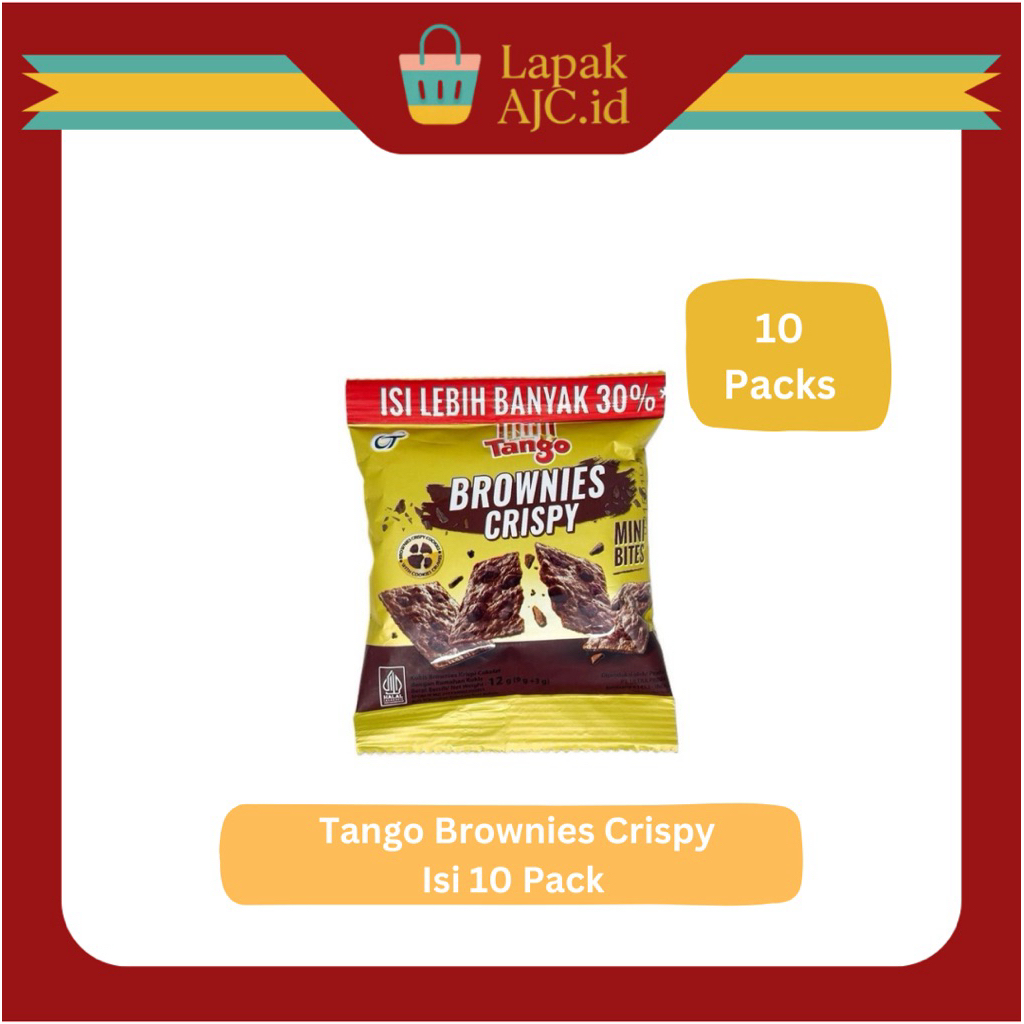 

Tango Brownies Crispy Isi 10 Packs @12 Gr Coklat Manis Crunchy