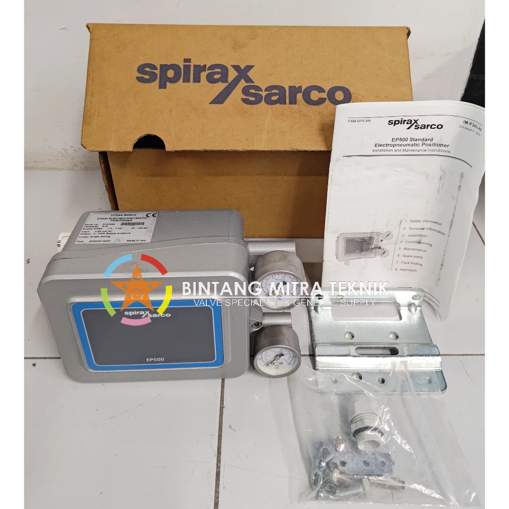 ELECTROPNEUMATIC VALVE POSITIONER EP500 ADVANCE POSITIONER SPIRAX SARCO EP-500