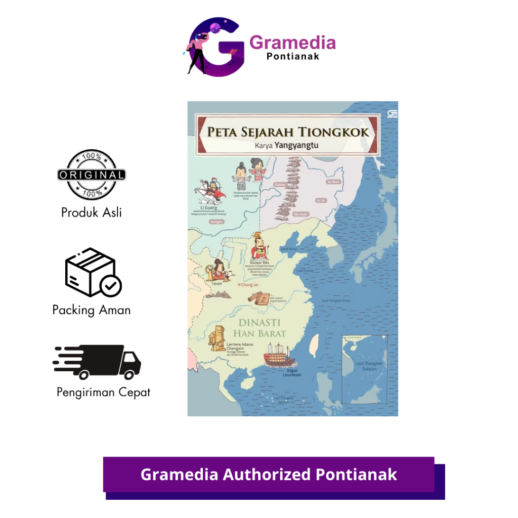 GRAMEDIA PONTIANAK - PETA SEJARAH TONGKOK - BUKU PETA SEJARAH