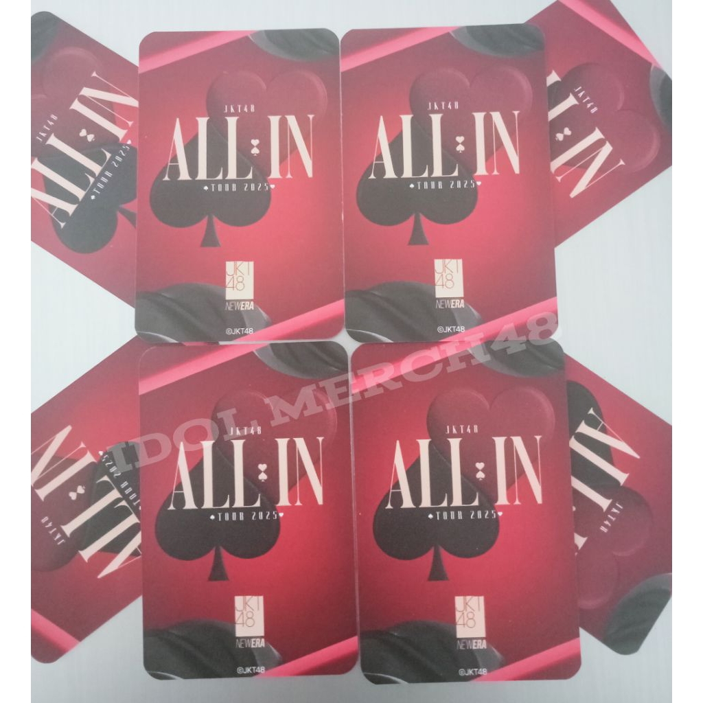 Photocard Official JKT48 || PC Christy - Marsha - Freya - Gita - Michie - Lana - Ella - Anin Tour AL