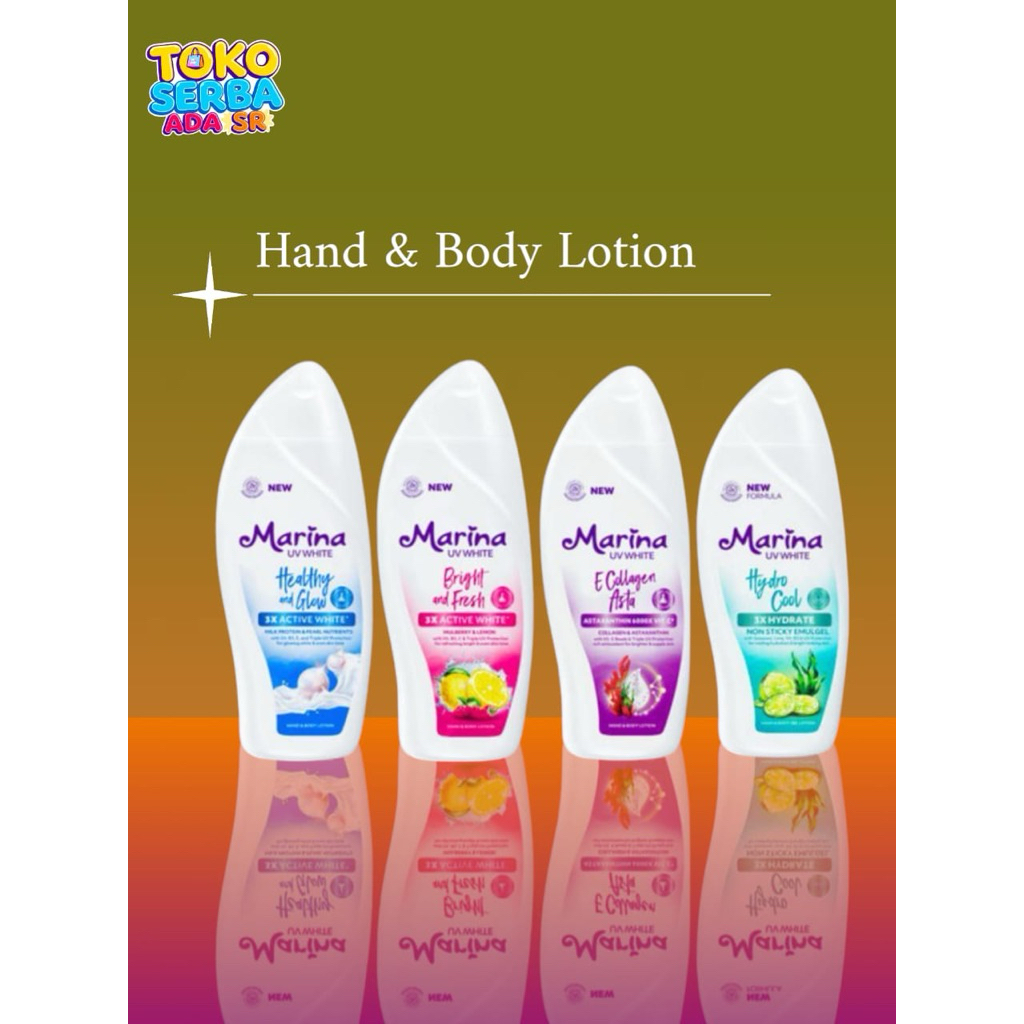 Marina UV White Gel Lotion Hand & Body Lotion 460ml