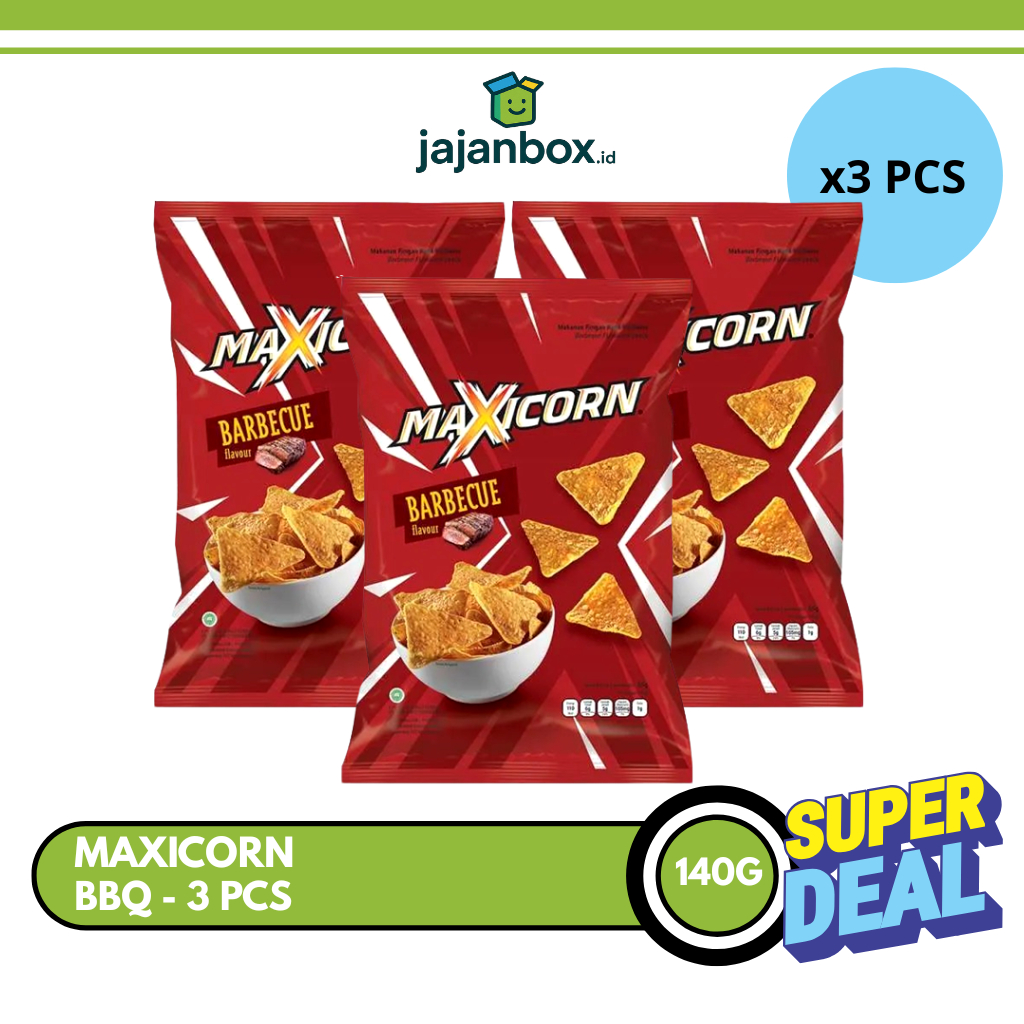 

Maxicorn Barbecue Snack 140gr - 3 PCS