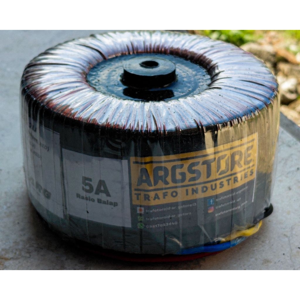 trafo toroid 5a ct 32,45,55 merk ARG