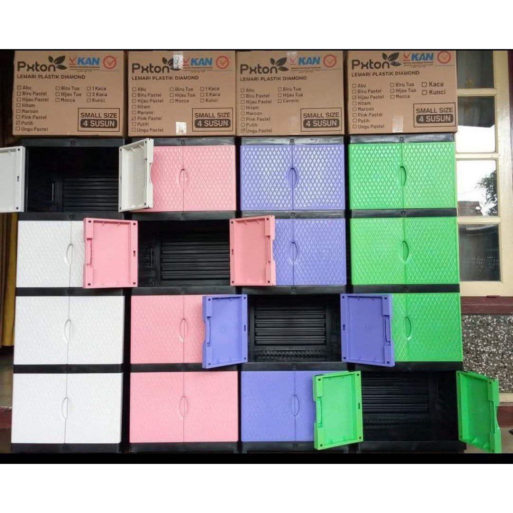Lemari Pxton 4 Susun (Khusus pengiriman instan)