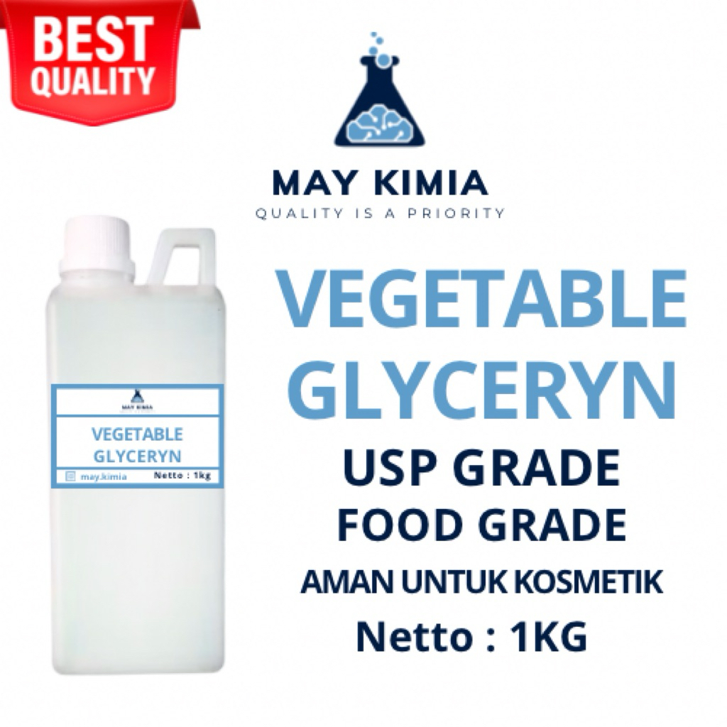 

GLYSERIN 1kg / VEGETABLES GLYCERYN USP FOOD GRADE EX DOW /VEGETABLE GLYCERIN / Glycerin USP ex DOW / GLYCERIN / GLISEROL / Gliserin 1/2 KG 500 GR