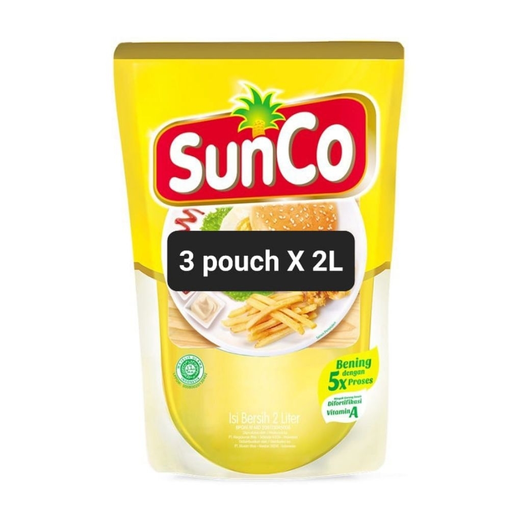 

[ KARGO ] 3 POUCH X 2L SUNCO MINYAK BENING