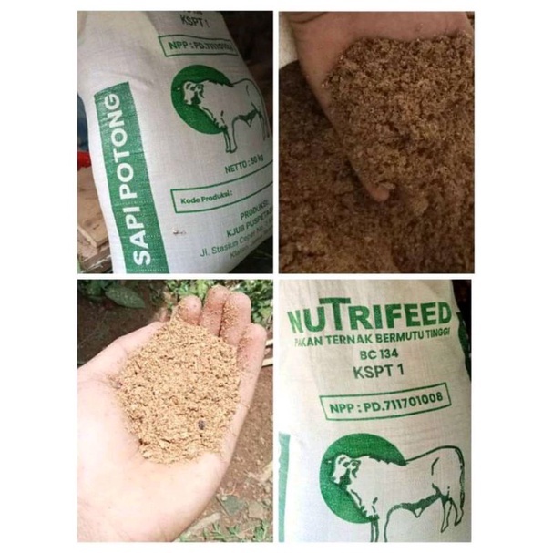 Nutrifeed KSP 134 Hijau/ konsentrat pakan ternak sapi yang berkualitas tinggi 5kg