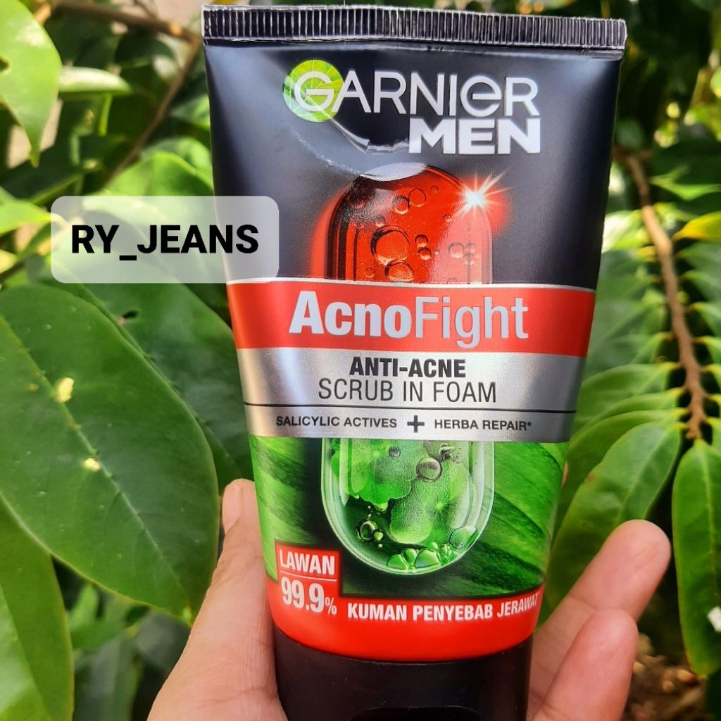 GARNIER MEN ACNO FIGHT ANTI-ACNE GARNIER WASABI FACIAL WASH