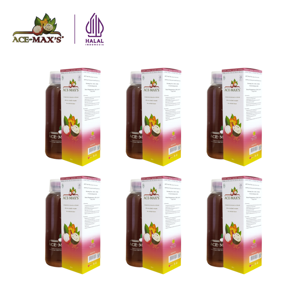 

Acemaxs Ekstrak Kulit manggis Dan Daun Sirsak 350ml (PAKET 6)