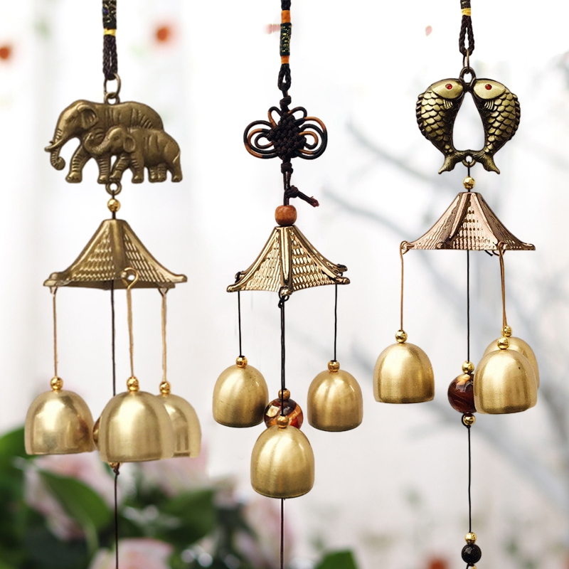 Wind Chimes Lonceng Angin Tembaga Lonceng angin fengshui kekayaan Lonceng angin fengsui keberuntunga