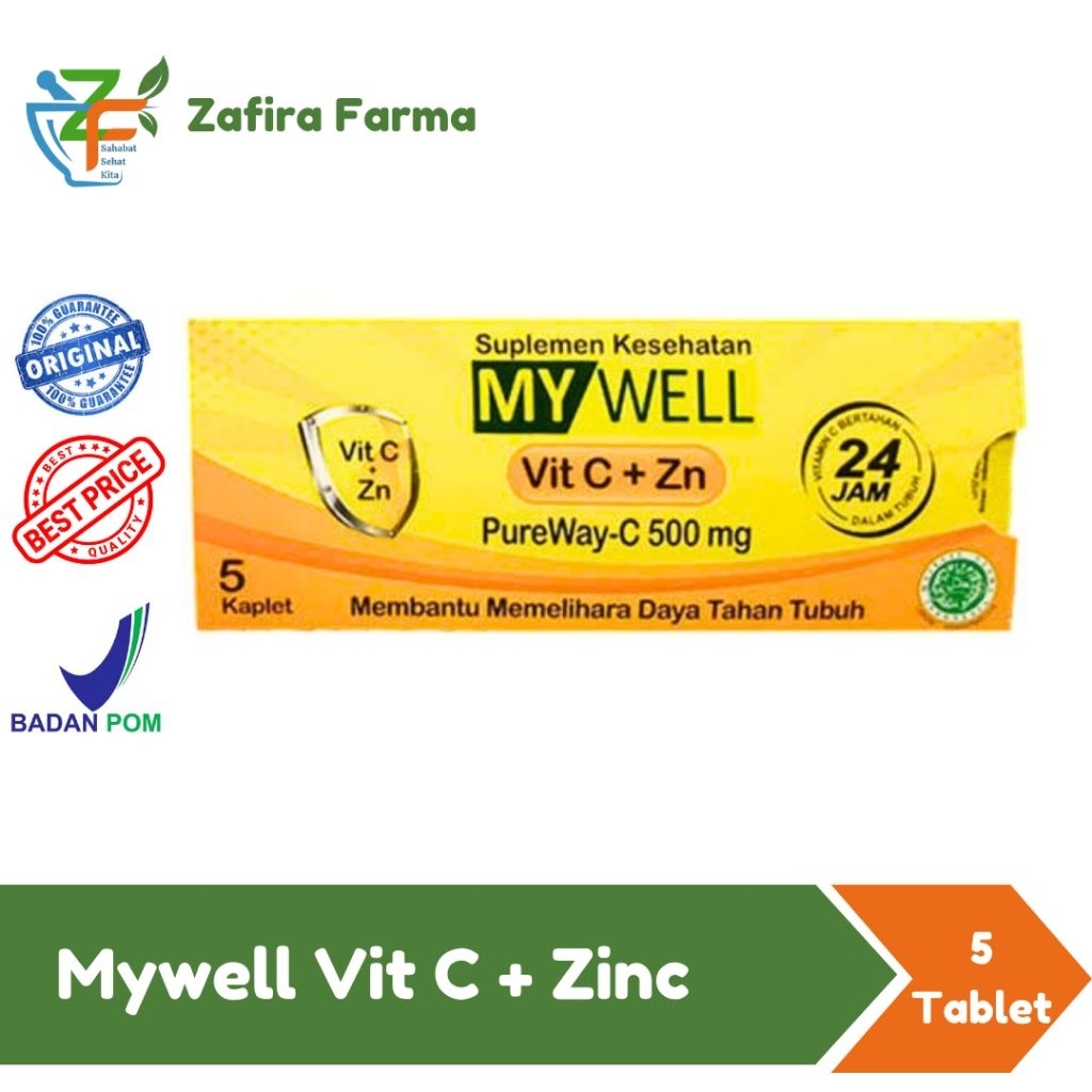 Mywell Vit C + Zinc My Well Vitamin C + Zinc