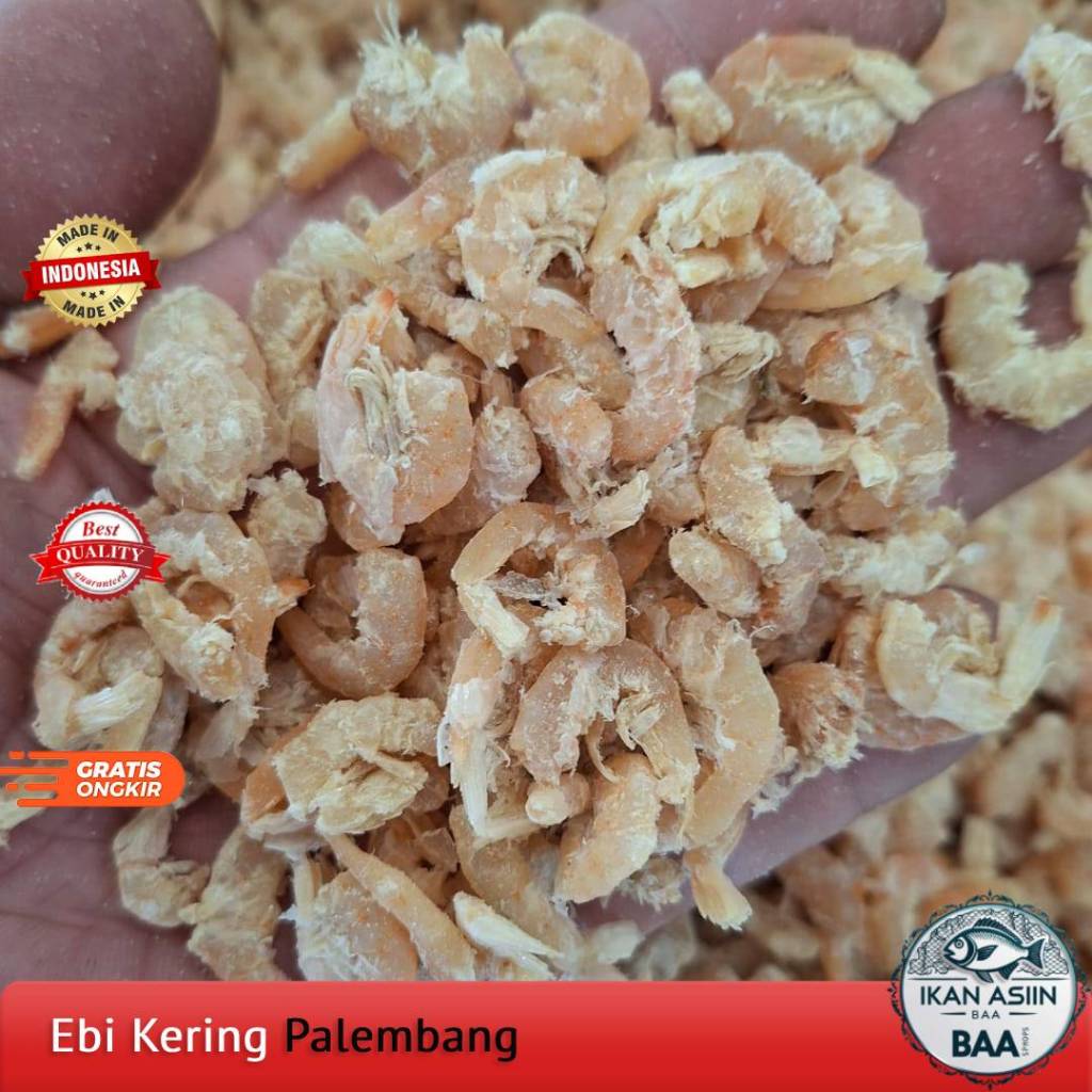 

Ebi Kering / Daging Udang Kering Asli Palembang 250gram, 500gram