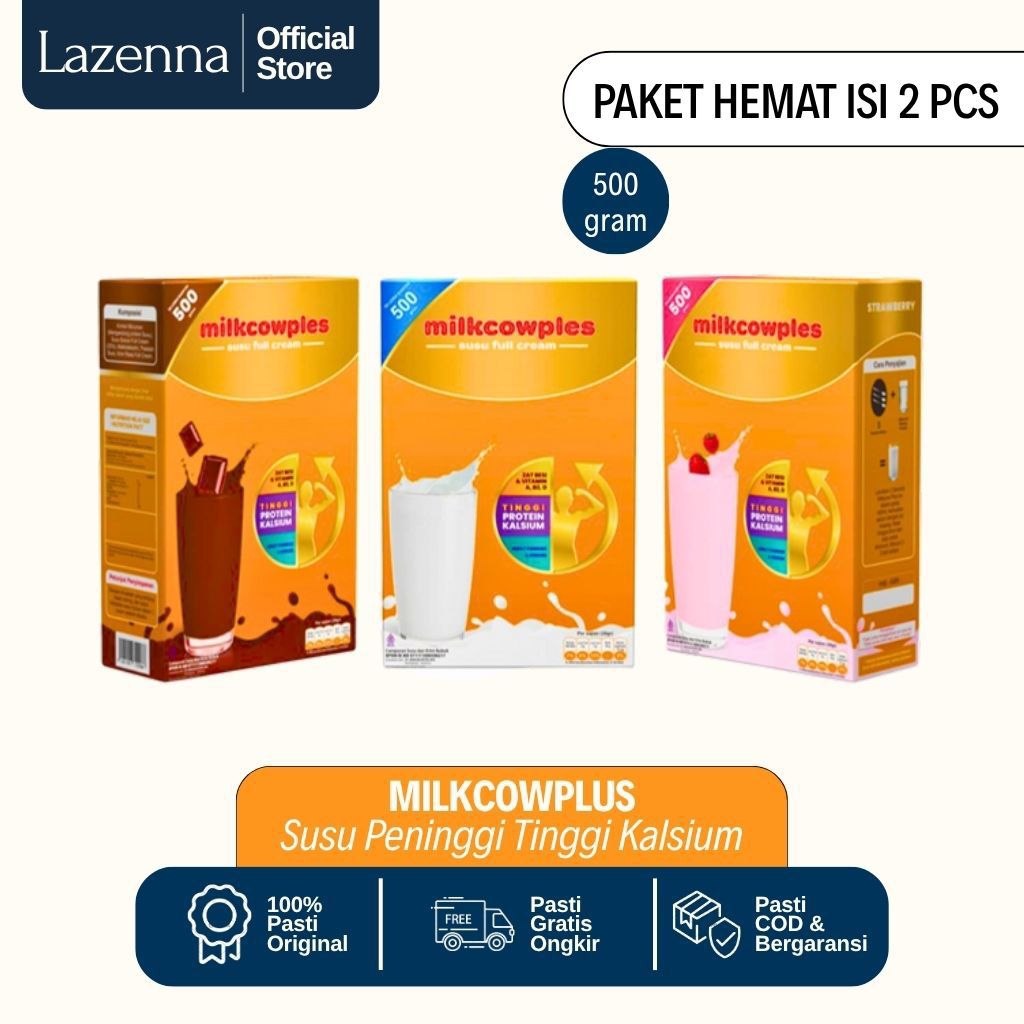 

[PROMO PAKET HEMAT ISI 2 PCS] MILKCOWPLUS Susu Peninggi Anak dan Dewasa Ampuh