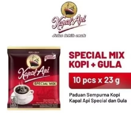 

Kopi Kapal Api Mix 23gr + Gula Renceng - 10pcs