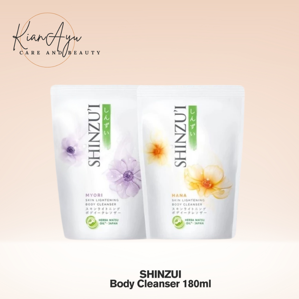 KianAyu* SHINZUI Body Wash Cleanser - Sabun Mandi Cair Sinzui Skin Lightening Kemasan Hemat