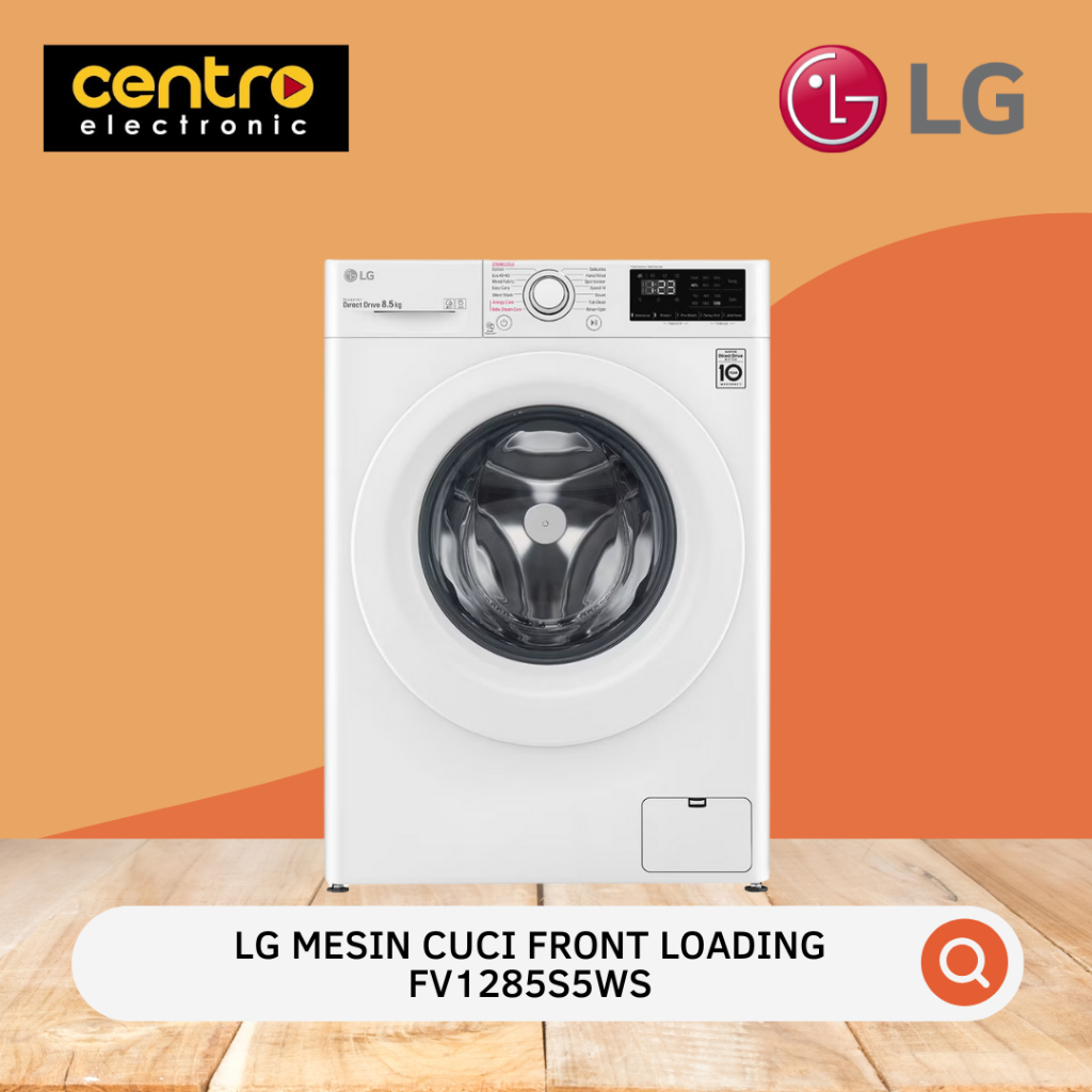 LG MESIN CUCI FRONT LOADING 8,5 KG FV1285S5WS