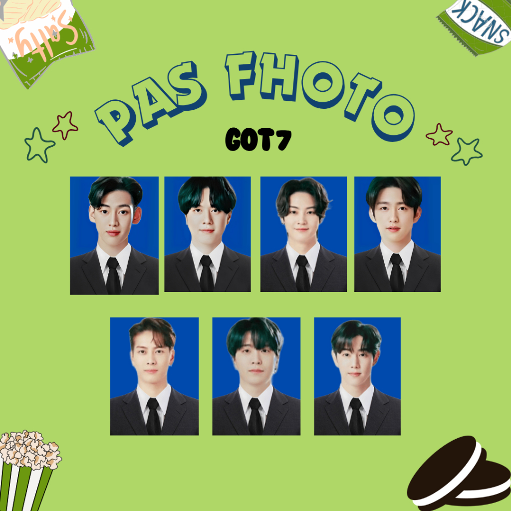

PAS FOTO GOT7 3x4 (Harga 4PCS) ID PHOTO KPOP IDOL (PO BACA DESKRIPSI)