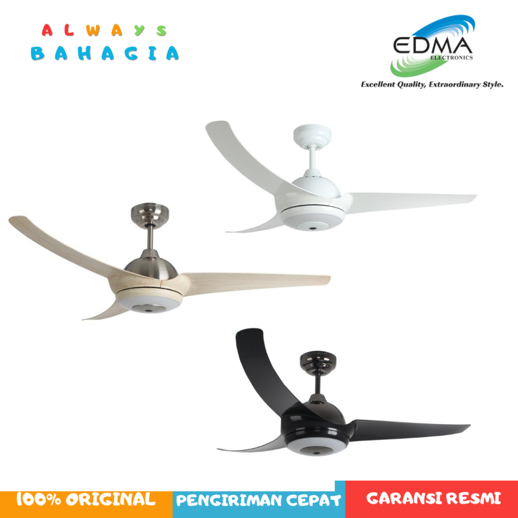 MT. EDMA CENTRO 52" Kipas Angin Dekorasi Gantung Dengan Remote