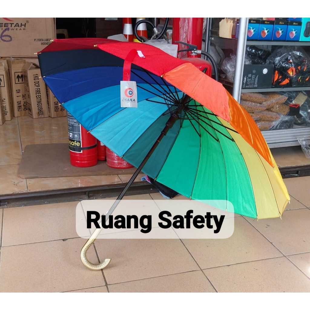 PAYUNG SATIN PELANGI 16 JARI