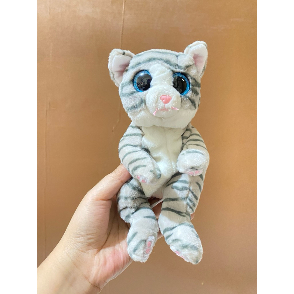 Boneka TY karakter Mitzi the Cat size 22cm Original / Boneka Kucing / Boneka Karakter TY / Boneka Ku