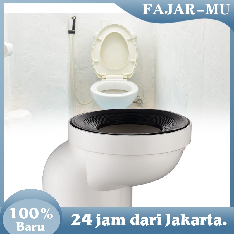 Flange Toilet Offset Full Flush Tidak Perlu Menggali Lubang Gasket Toilet Duduk