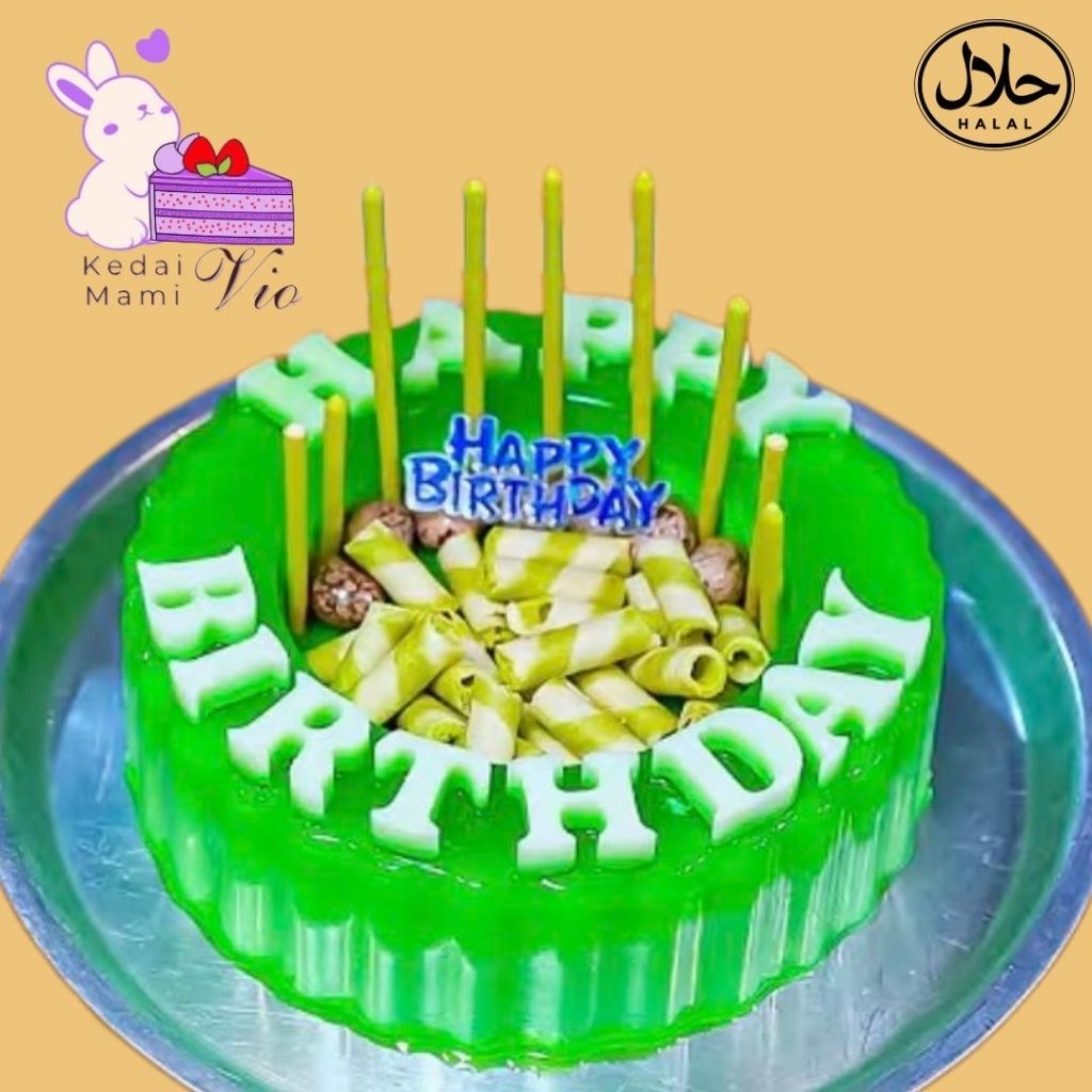 

agar jelly happy birthday kedai mami vio