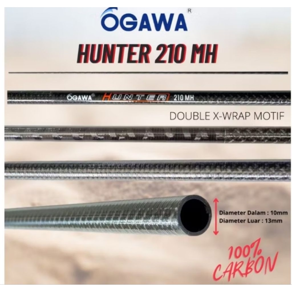 Blank carbon Ogawa Hunter(paking Pralon PVC)