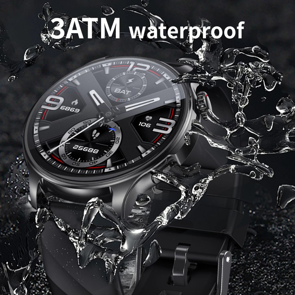 BESTPROMO HOT DEALS Citijungle Smartwatch GPS SE 1.43 AMOLED 3 ATM Waterproof Bluetooth 5.3 Kompas