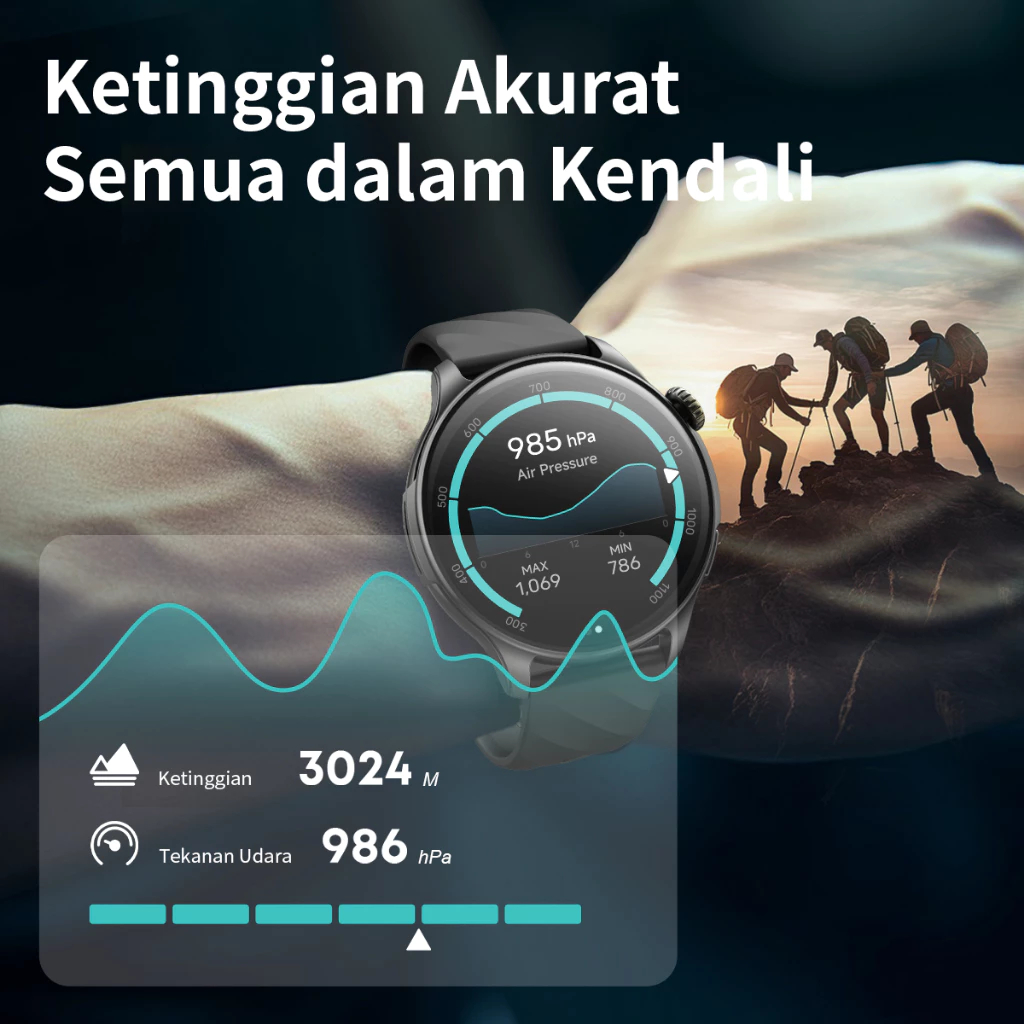 HOT PRODUCT CITIJUNGLE SMARTWATCH GPS SE LAYAR AMOLED 1.43" TAHAN AIR 3ATM BLUETOOTH 5.3 KOMPAS &