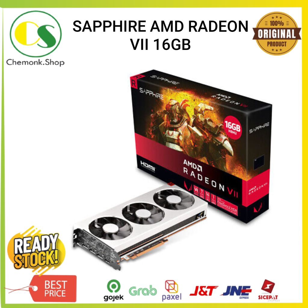 VGA Sapphire AMD Radeon VII 16GB HMB2 , Vega 20XT , 4096 Bit, 3x DisplayPort  1x HDMI