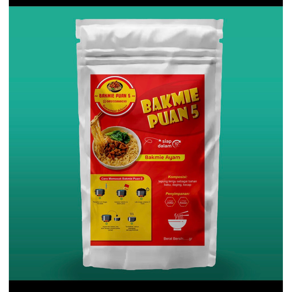 

Bakmi Ayam Frozen ( Bakmi Puan 5 )