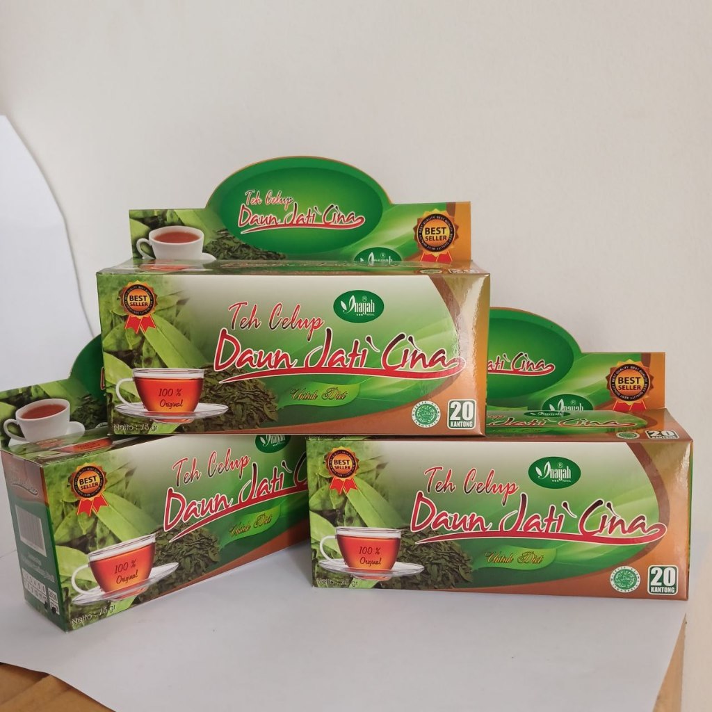 

Teh Celup Daun Jati Cinal Inayah 100% Original Untuk Diet Menurunkan Berat Badan Isi 20 Kantong
