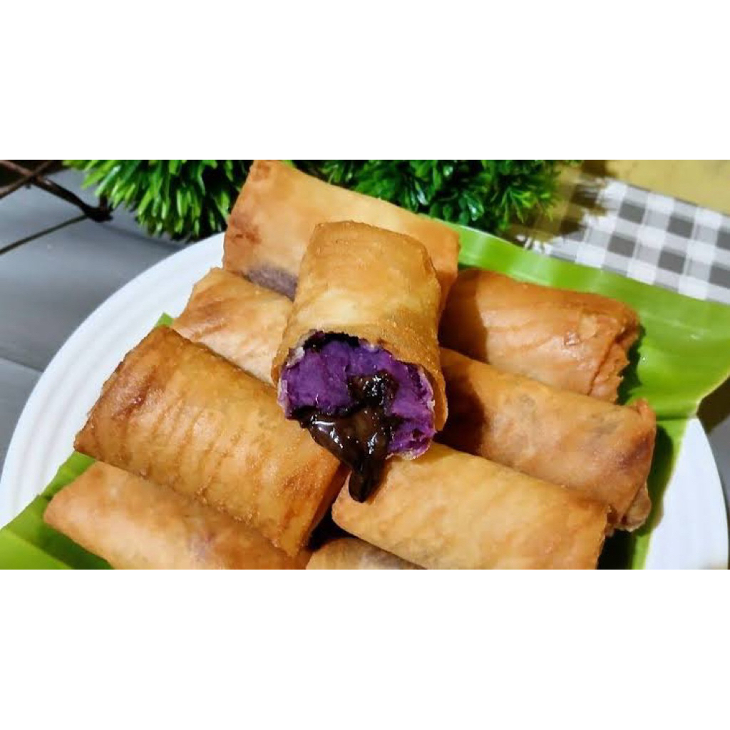 

lumpia ubi unggu isi coklat frozen