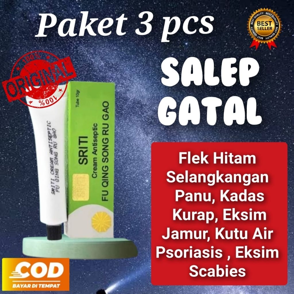 Salep Sriti Fu Qing Ru Gao Original Salep Burung Walet Untuk Gatal Kulit Flek hitam Wajah Panu Kadas