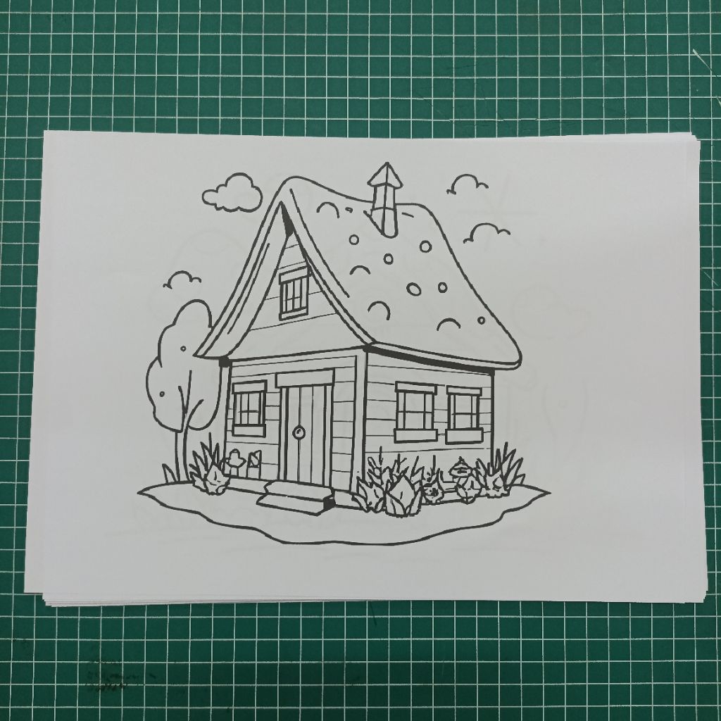 

Kertas Gambar Rumah Siap Warna