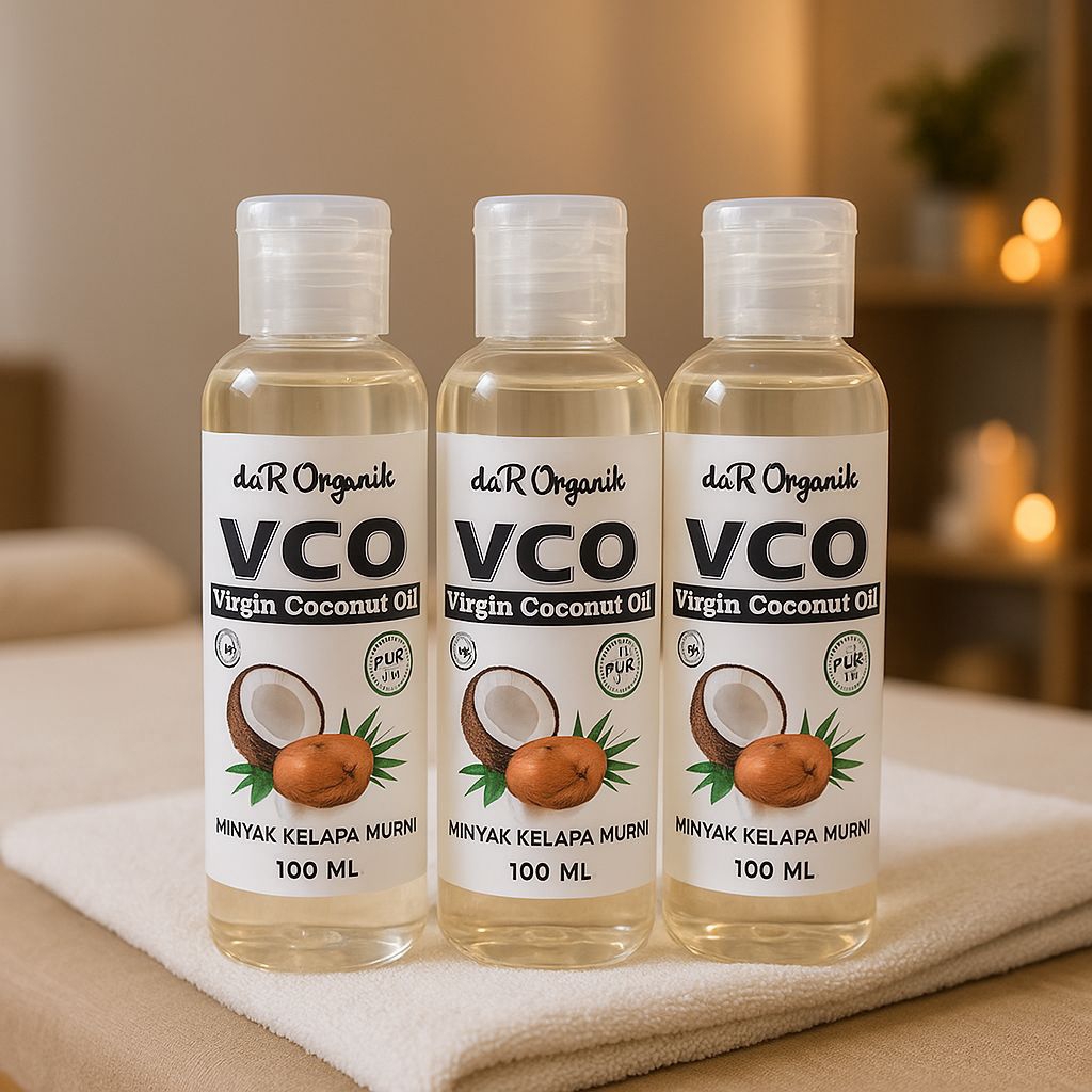 

Virgin Coconut Oil (VCO) Organik ukuran 100 ml