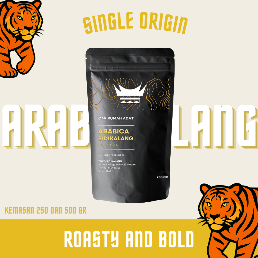 

Kopi Arabika Sidikalang Premium Cap Rumah Adat 250 Gram