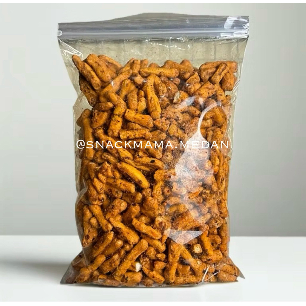 

BASRENG STIK PEDAS DAUN JERUK 250GR | SNACKMAMA