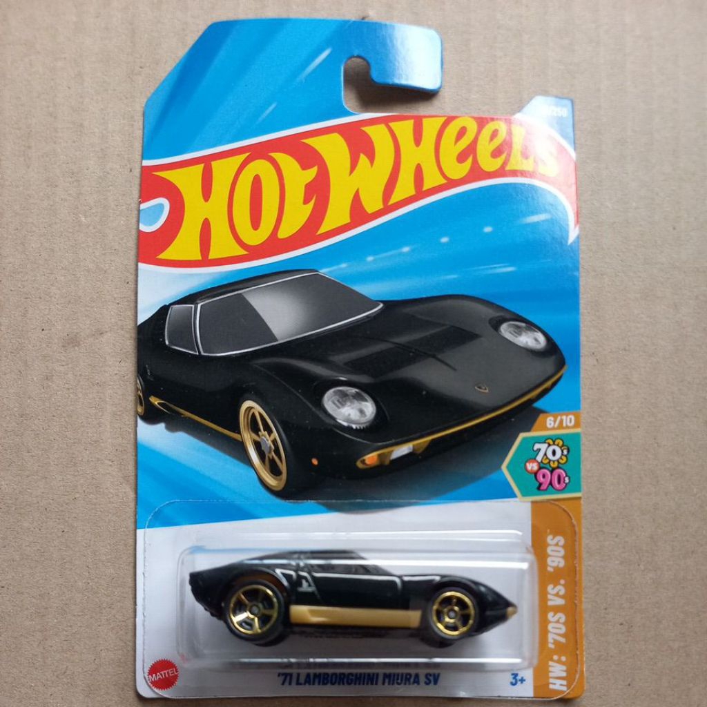 HOT WHEELS '71 LAMBORGHINI MIURA SV
