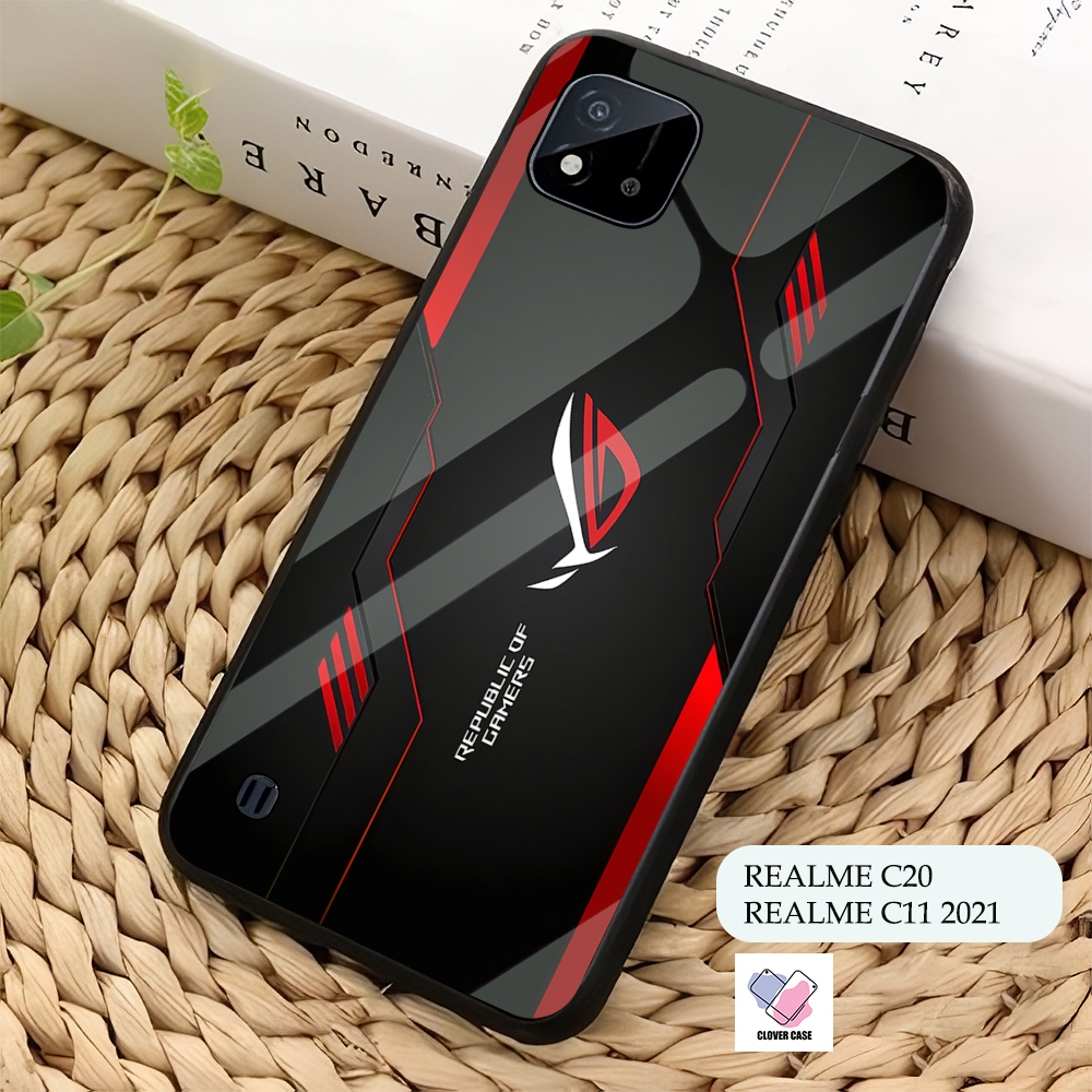 [TH02]  Case Glossy Case | REALME C20 | REALME C11 2021 | CASE KEKINIAN LUCU |  Casing Hp Kilau Moti
