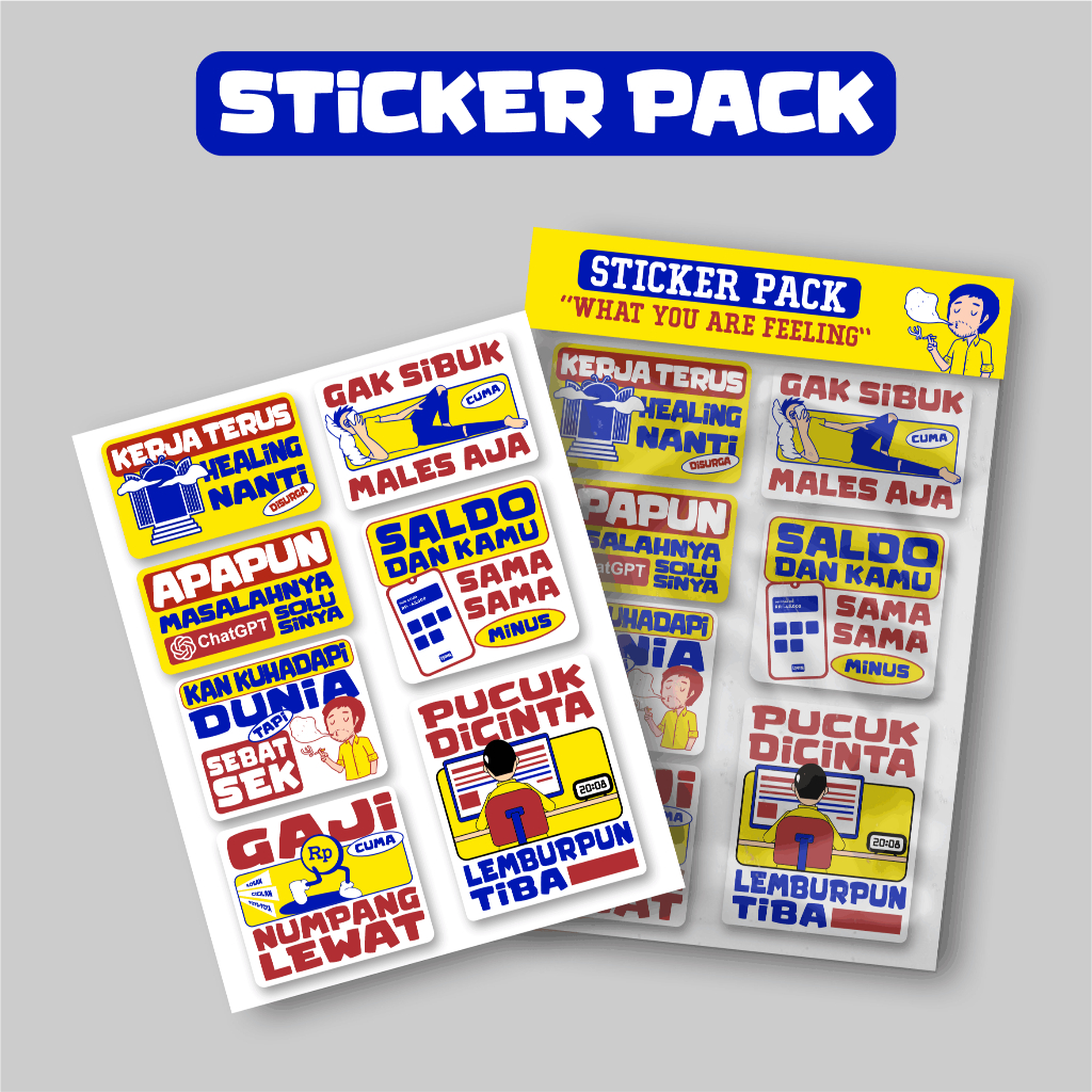 

Sticker Kata-Kata Amosphere of Life | Stiker Aesthetic | Sticker Laptop | Sticker Notebook | Sticker Hp