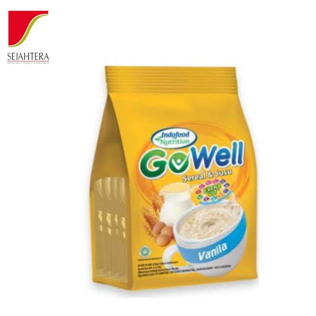 

GO WELL SEREAL SUSU VANILA 5 x 29g BKS