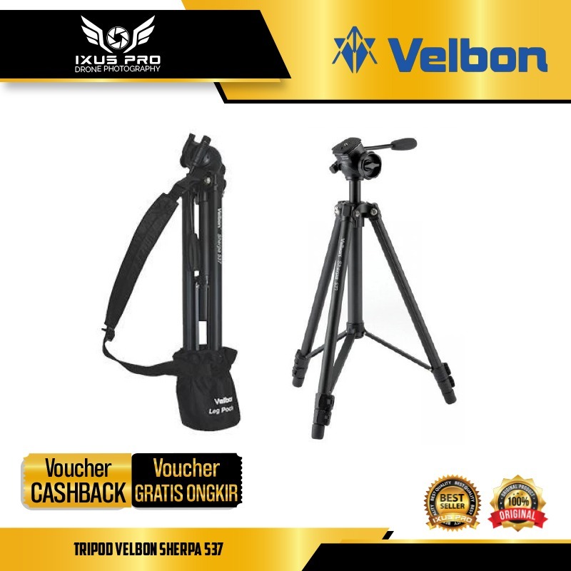 Tripod Velbon Sherpa 537 - Tripod Kamera